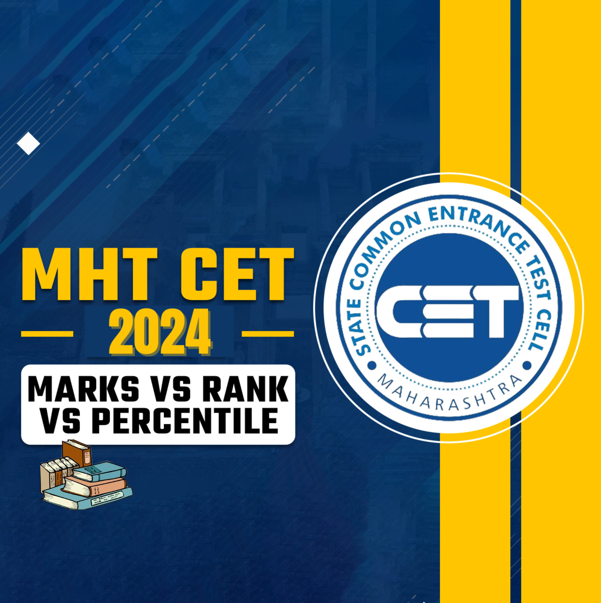 Marks vs Percentile for MHT CET